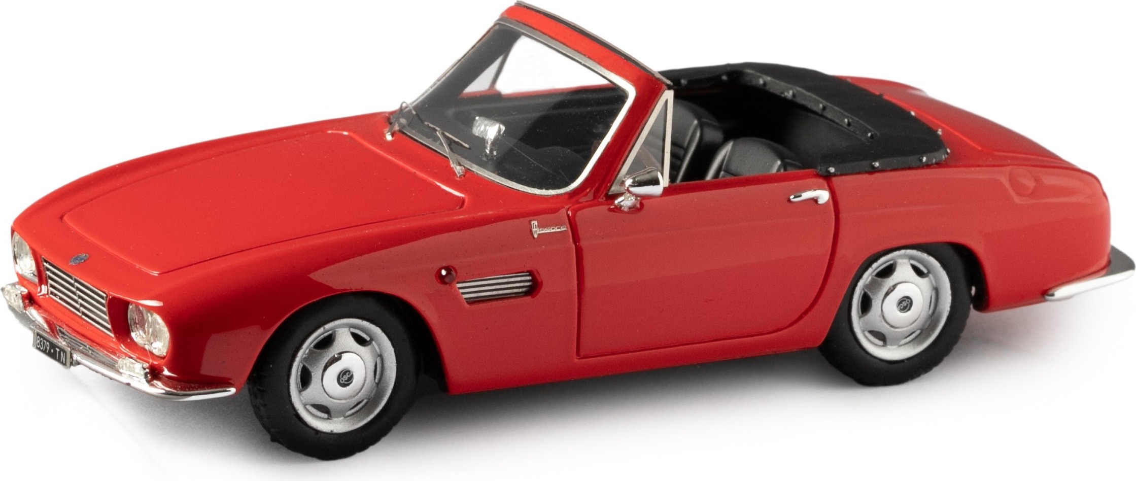 1963 OSCA 1600 GT Cabriolet par Fissore rouge 1/43 résine tout monté -EMEU43009B