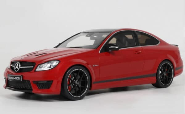 Modèle Réduit Voiture Modèle Réduit Mercedes C63 AMG Édition 507 2014 Rouge 1:18 GT Spirit - Neuf, Résine, Sur Socle Modèle Voiture Tuning Résine