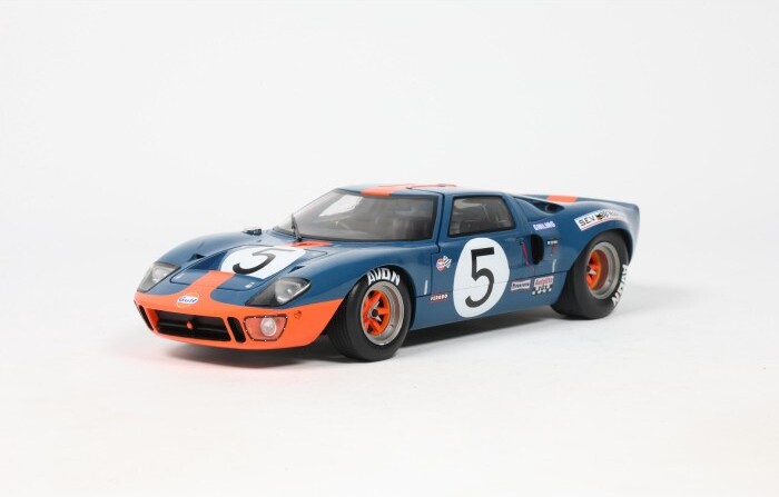 1968 Ford GT40 Mk.1 #5 Dark Blue/Orange 1:18 by Solido