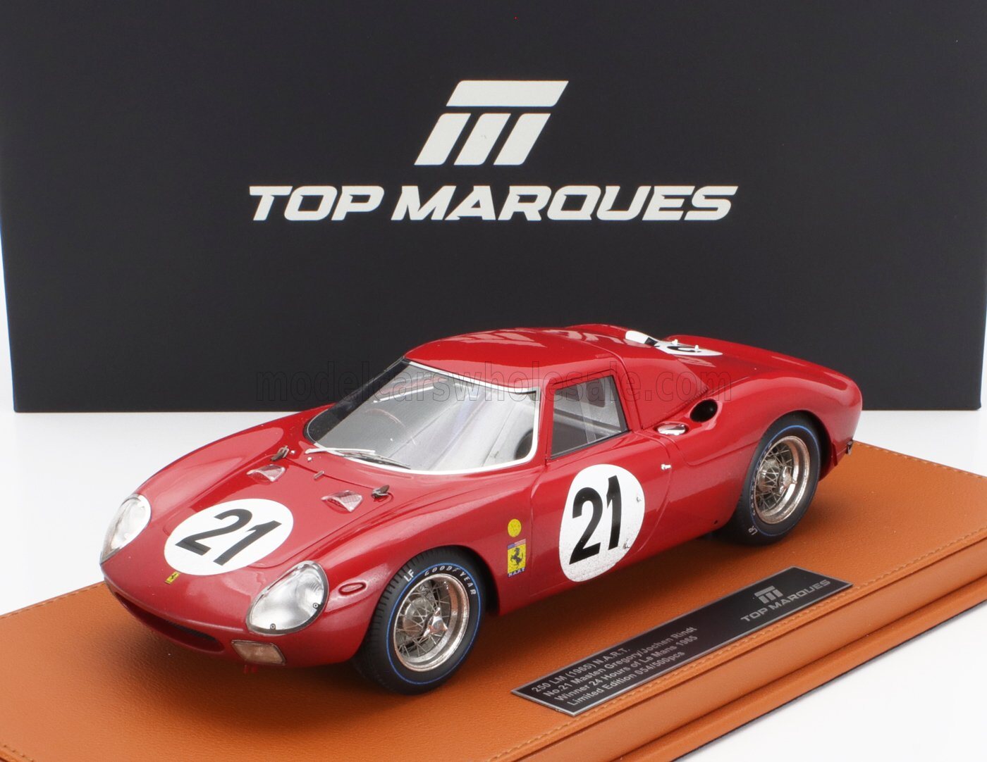 rotarex1／43フェラーリ250ＬＭNO 21ル・マン1965 Ferrari 250LM 3.3L V12 Ch.n5893 #21 Winner 1965 24h Le Mans Dirty