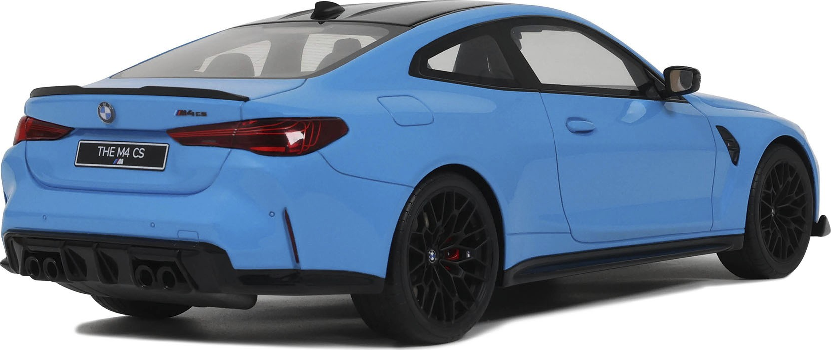2024 BMW M4 CS Riviera Blue in 1:18 scale by GT Spirit