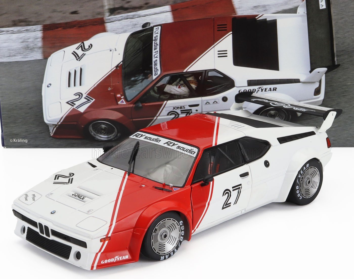 Modèle Réduit 1:18 BMW M1 M88 #27 Procar Saison 1980 Alan Jones - Marque WERK83 - Neuf (boîte Ouverte Possible)