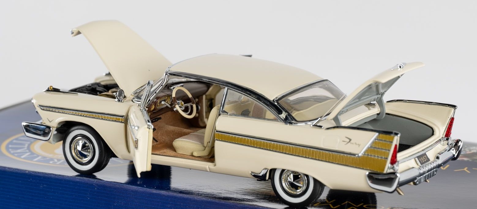 フランクリンミント　1957 1/24 プリムスフューリー　美品 フランクリンミント 1957 1/24 プリムスフューリー 美品 - メルカリ