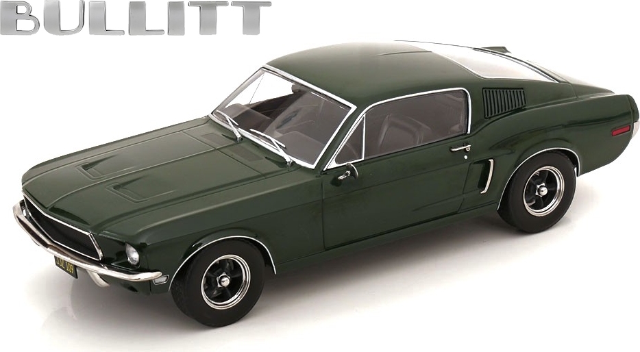 1968 Ford Mustang GT Fastback Coupe Steve McQueen Bullitt Green in