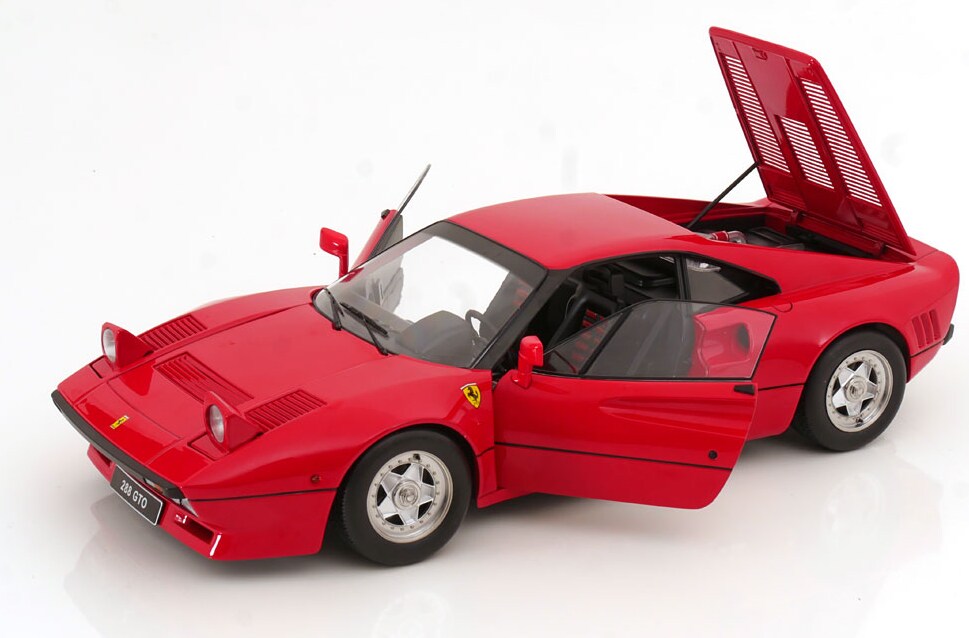 1984 Ferrari 288 GTO Red in 1:12 scale by KK Diecast