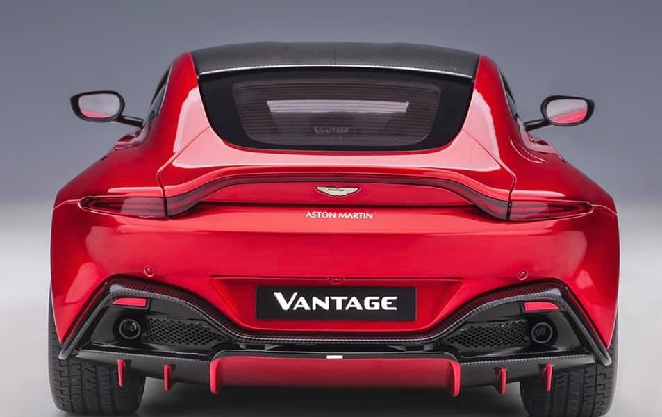 2019 Aston Martin Vantage in Red in 1:18 Scale by AUTOart by AUTOart