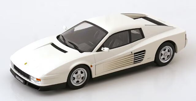 1986 Ferrari Testarossa White in 1:18 scale by KK Diecast