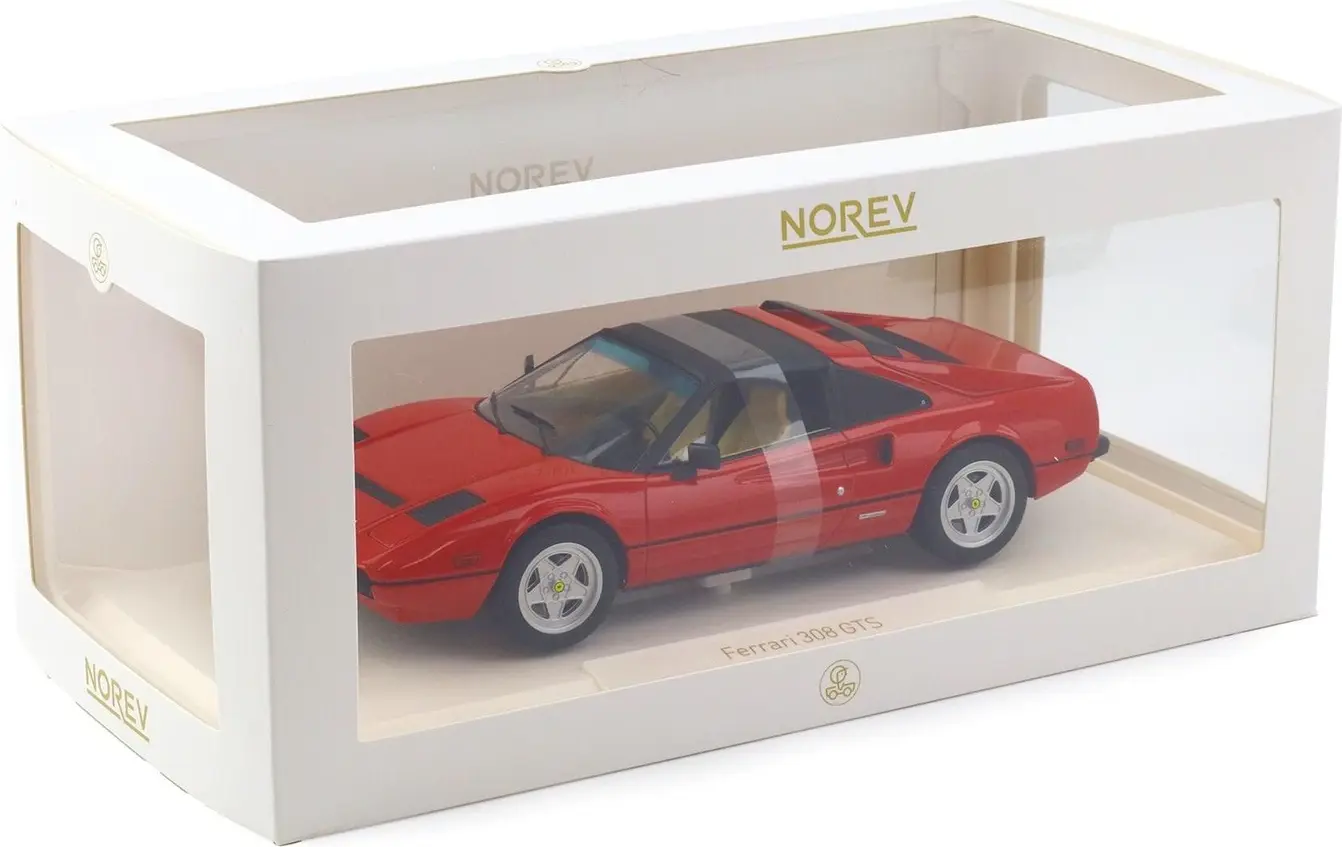 Ferrari 308 GTS 1982 Magnum PI Red in 1:18 scale by Norev by Norev