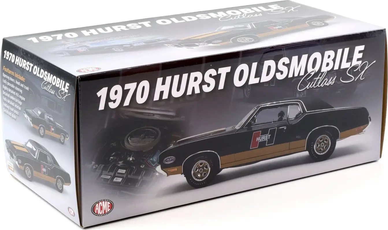 1970 Oldsmobile Cutlass SX Hurst Edition in 1:18 scale by Acme Diecast