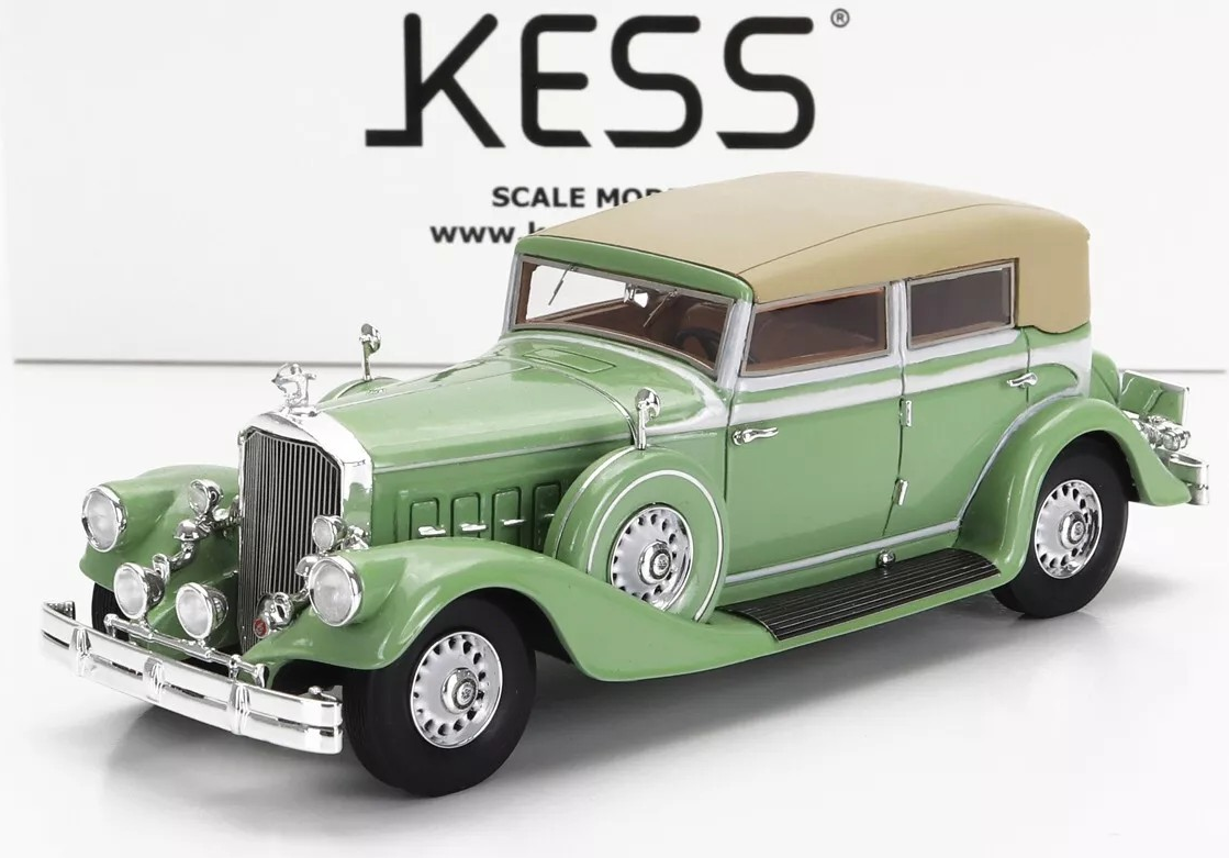 KE43059003 - Kess Model 1:43 KESS MODEL Pierce Arrow 124 Convertible Berline Sedan Le Baron Closed 1933 Black KE43059003 ( - Straßenautos