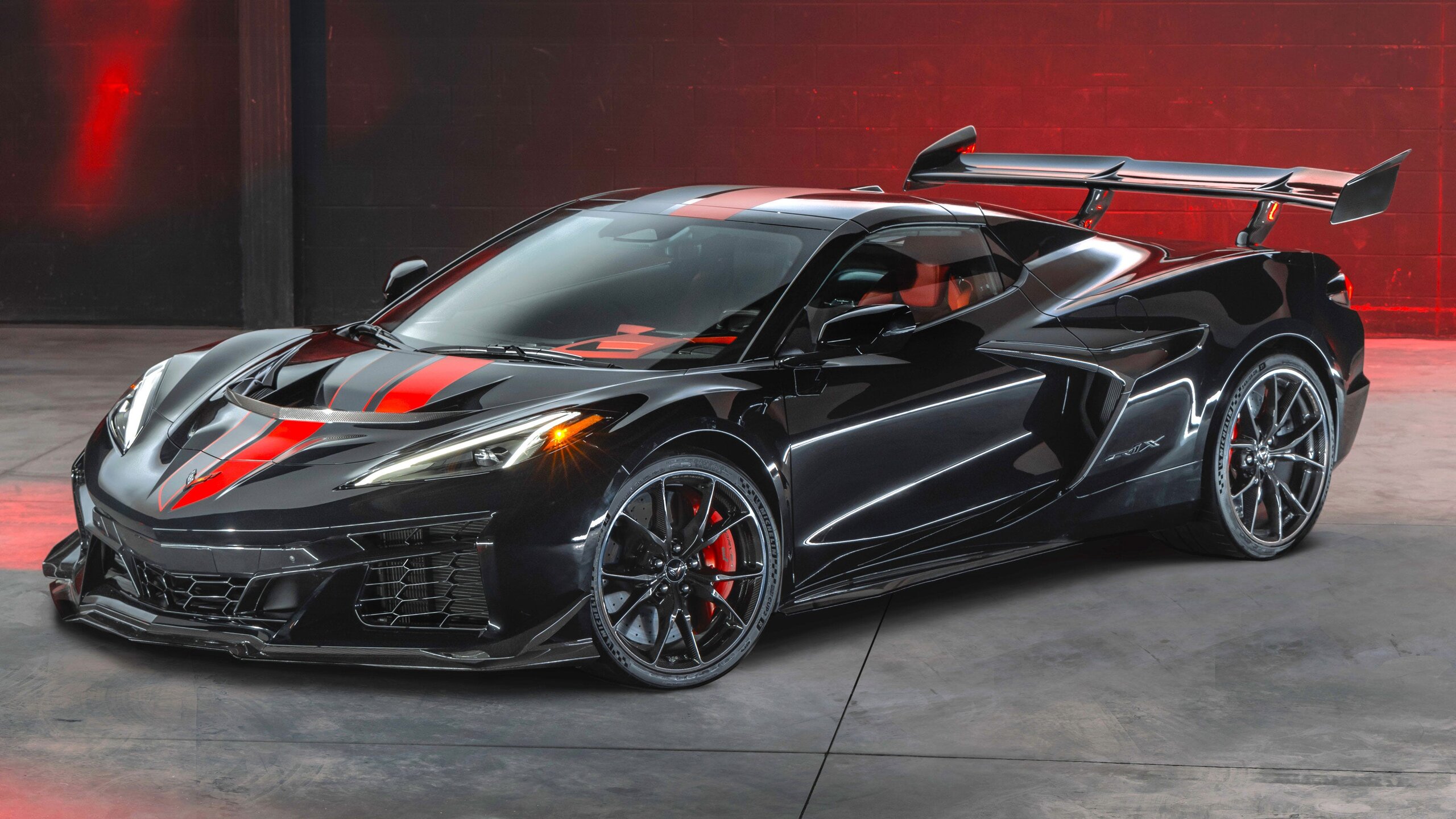 2026 Chevrolet Corvette ZR1X Black in 1:18 scale by GT Spirit