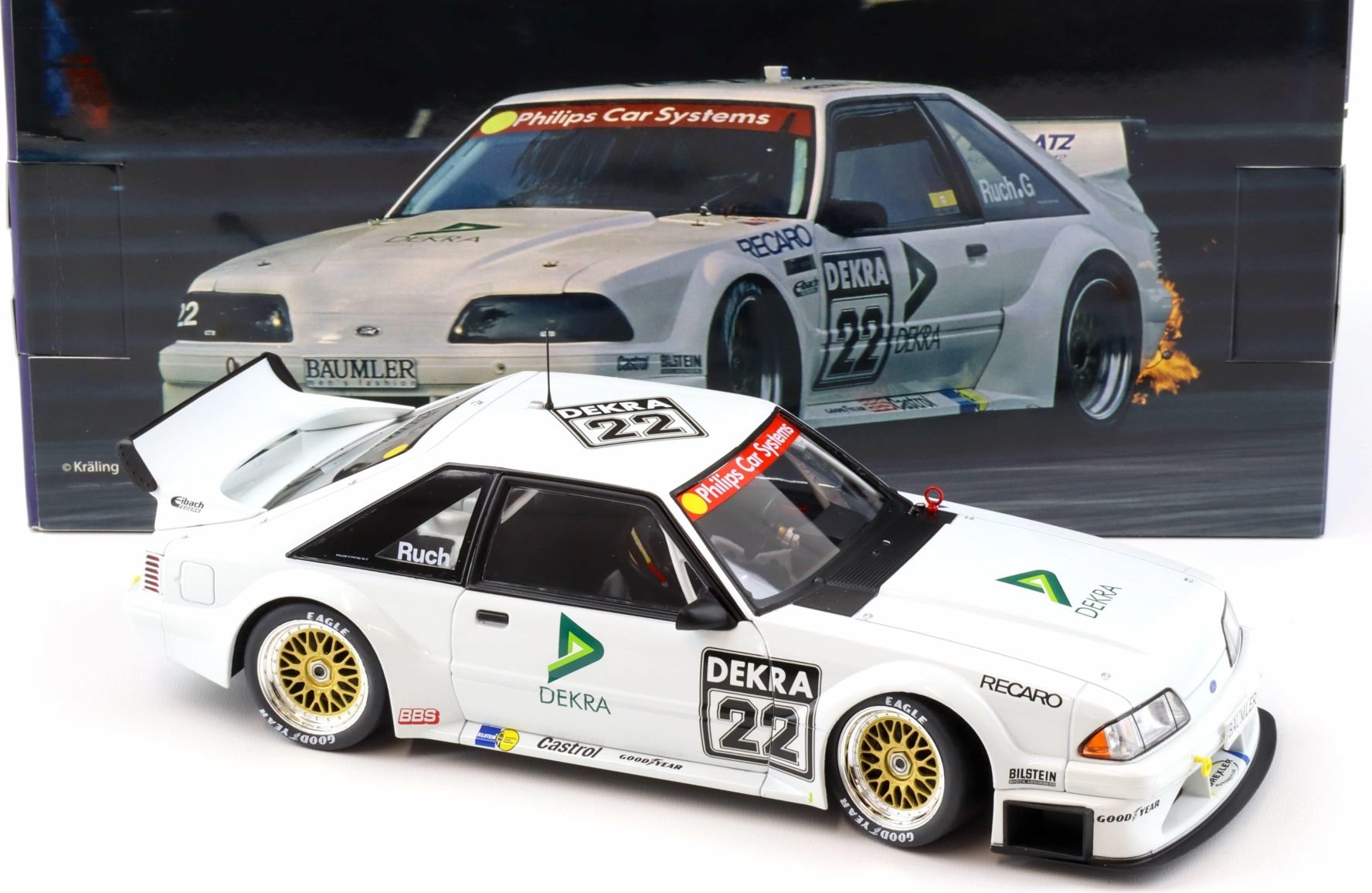 Miniature WERK 83 1/18 - Ford Mustang 5.0 DTM 1994 - W1802403 - Neuve