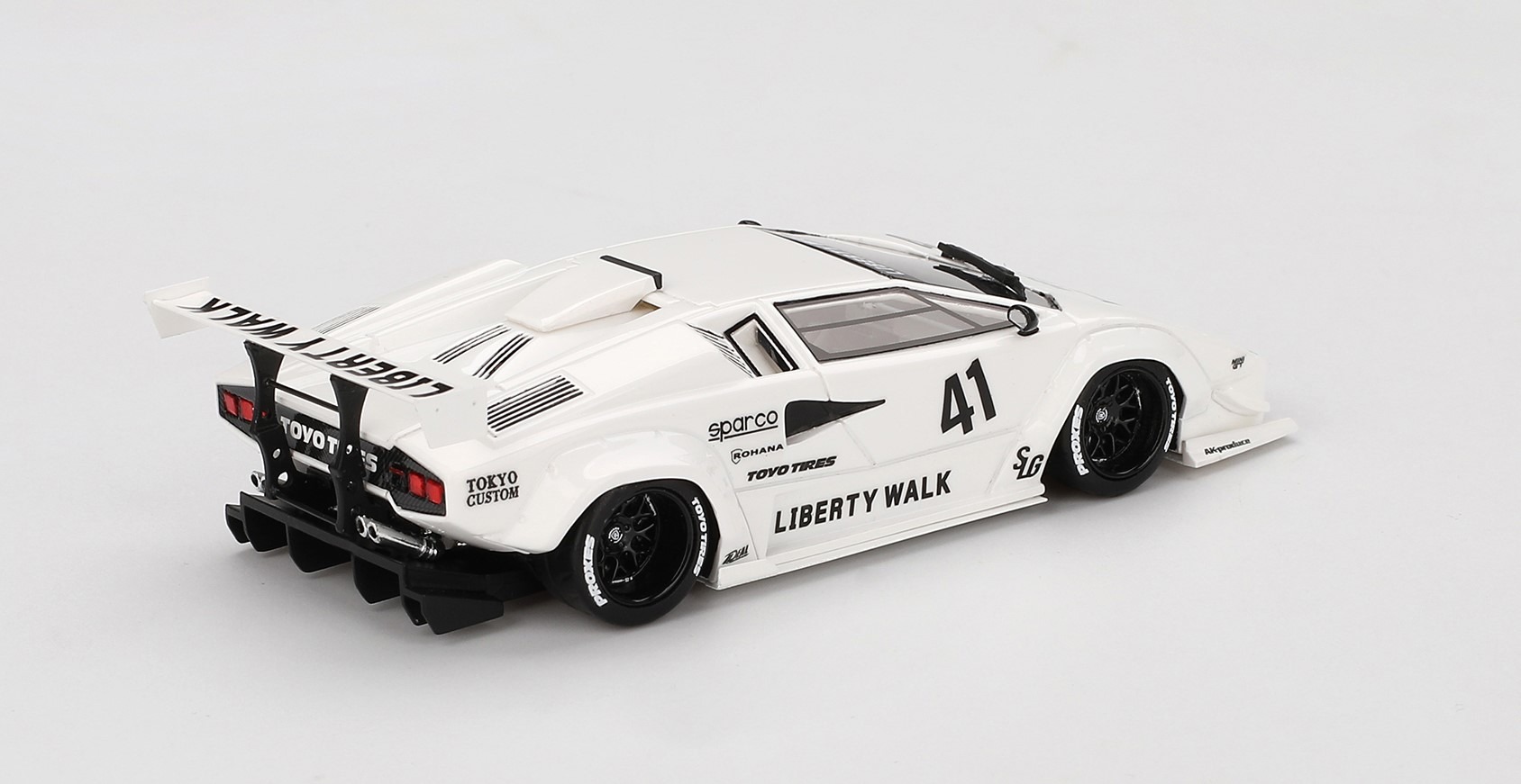 Lamborghini Countach LB-WORKS White 2024 Tokyo Auto 1:43