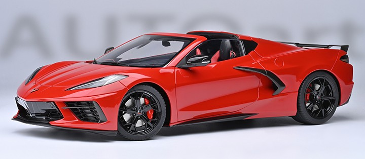 Chevrolet Corvette C8 Stingray Z51 Torch Red in 1:18 Scale