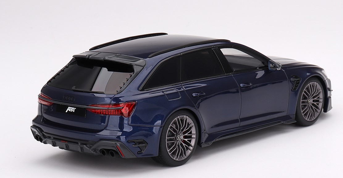 Audi ABT RS6-R Navarra Blue Metallic in 1:18 scale by Topspeed