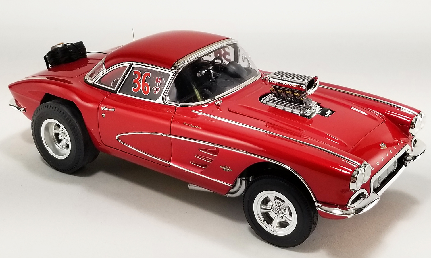1961 Chevrolet Corvette Gasser 36 Original Mazmanian in 118 scale by