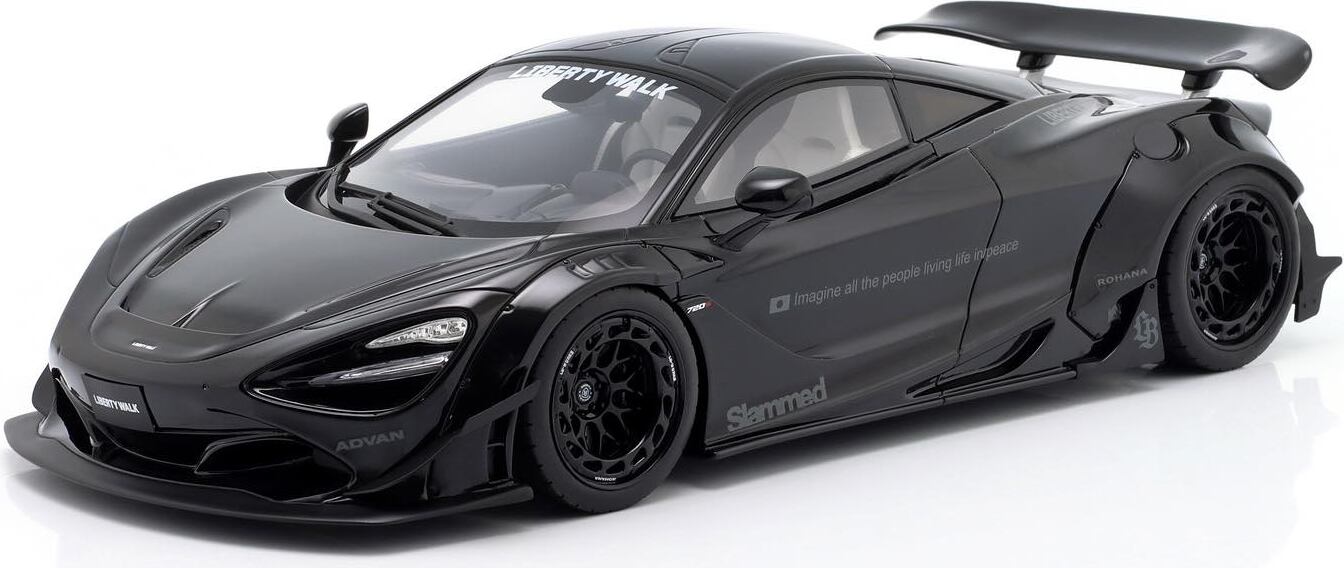 2023 LB-Works McLaren 720S Black in 1:18 scale by GT Spirit