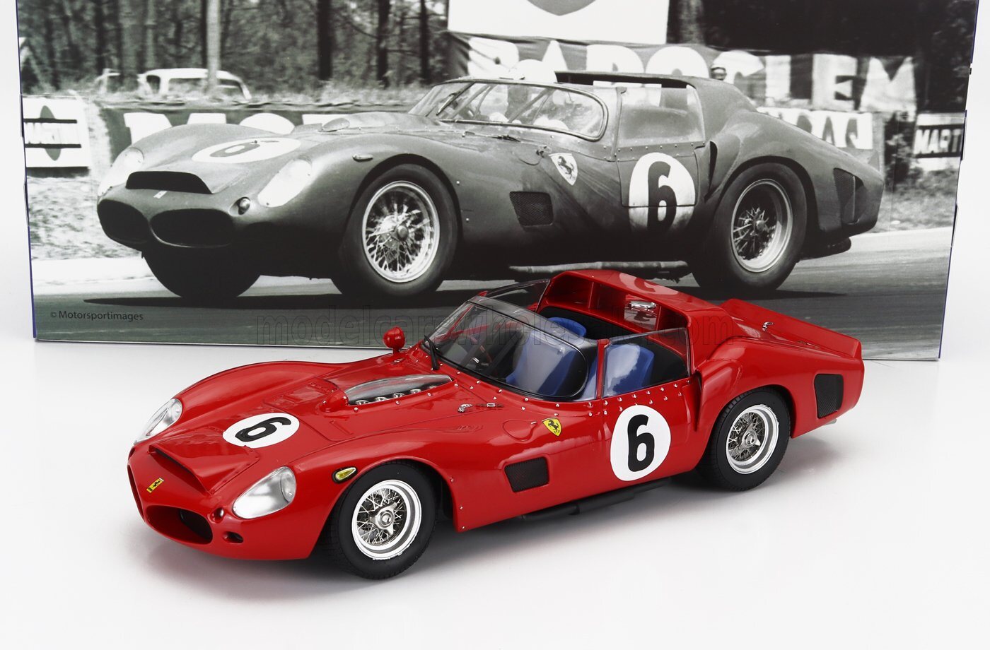 Ferrari 330 TRI/LM Spider 4.0L V12 #6 Winner 1962 24h Le Mans in 1