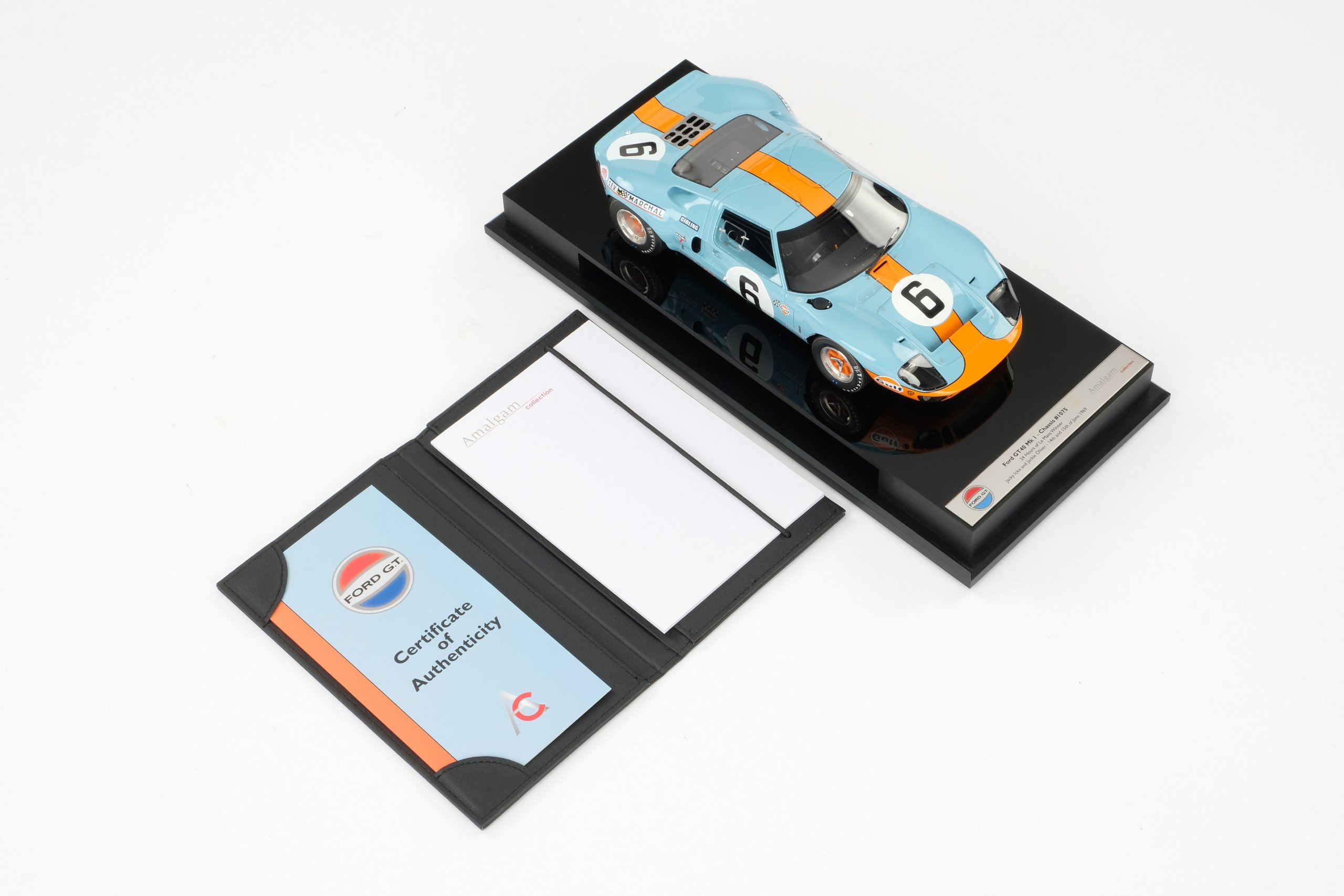 1969 FORD GT40 LE MANS WINNER in 1:18 scale by Amalgam