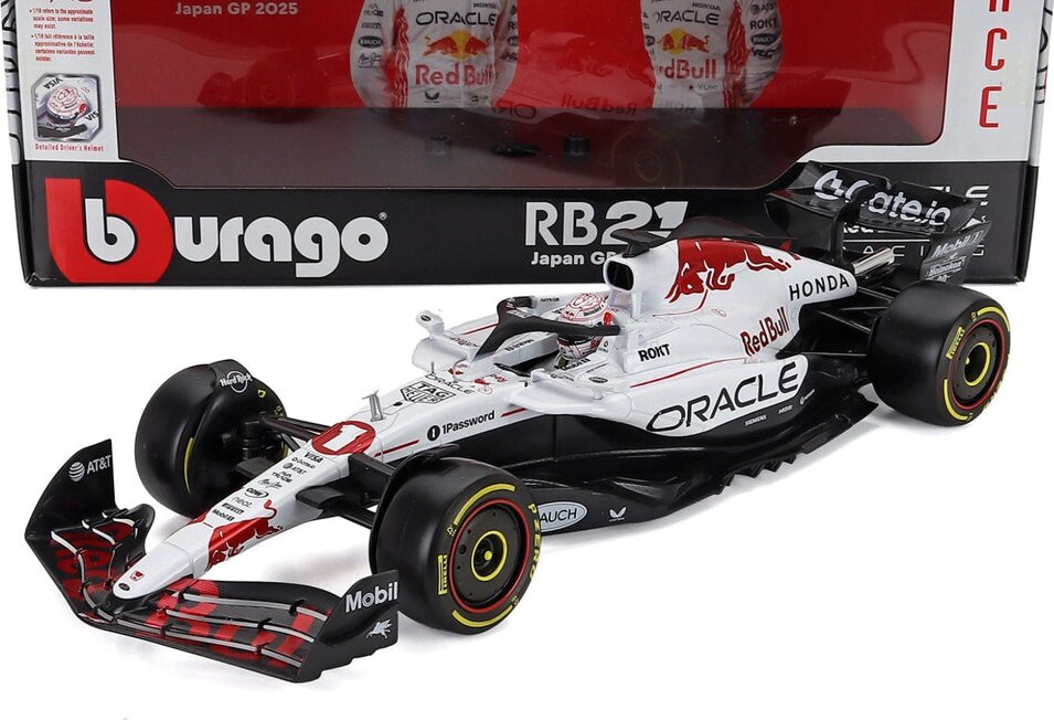 Red Bull Racing RB21 #1 Winner 2025 Japan GP Max Verstappen in 1