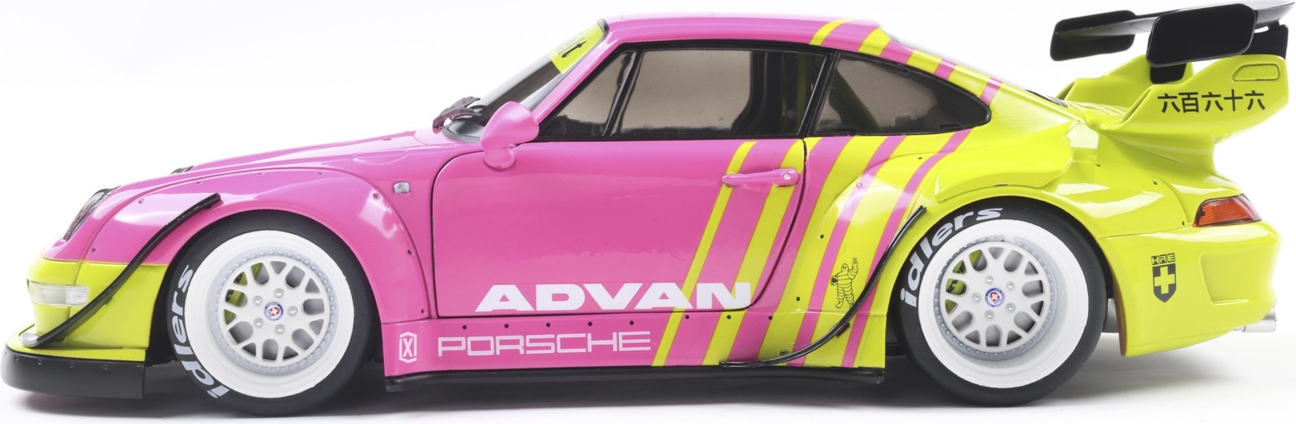 2024 Porsche RWB Body Kit Pink in 1:18 scale by Solido