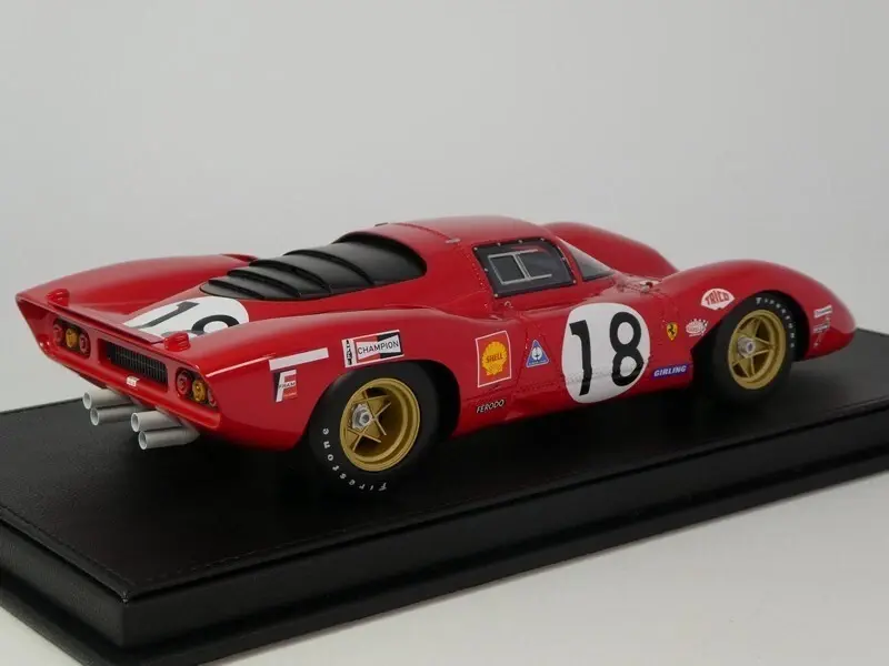 カスタム品 1/18 TOPMARQUES フェラーリ 312P Le Mans Ferrari 312P 3.0L V12 Coupe #18 1969 Le Mans 24h in 1:18 scale by