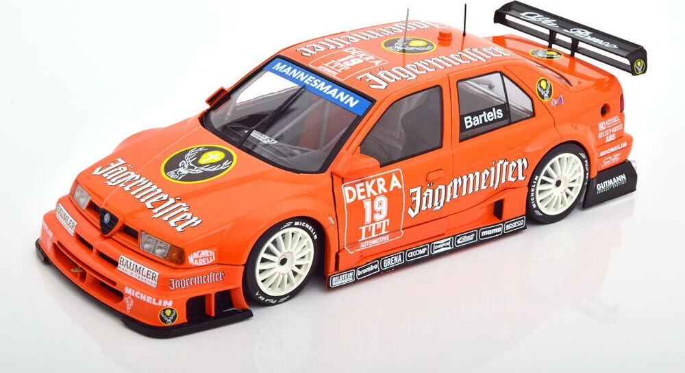 1955 ALFA-ROMEO 155 V6 TI JAGERMEISTER DTM in 1:18 scale by WERK 83