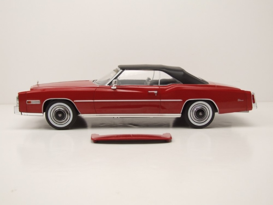 1976 Cadillac Eldorado Cabriolet Open Top Red in 1:18 scale by MCG