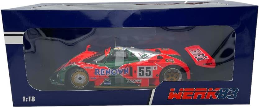 Mazda 787B 2.6L #55 Winner 1991 24h Le Mans in 1:18 scale by WERK 83