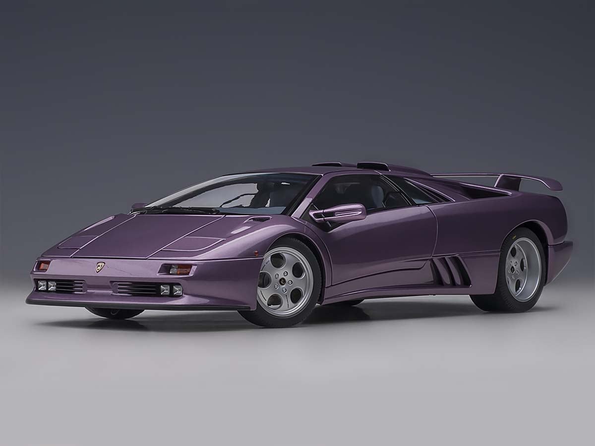 FuelMe1/64 ランボルギーニ ディアブロ Special edition Fuelme 1:64 Silver Lamborghini Diablo GTR Elite Scale Model
