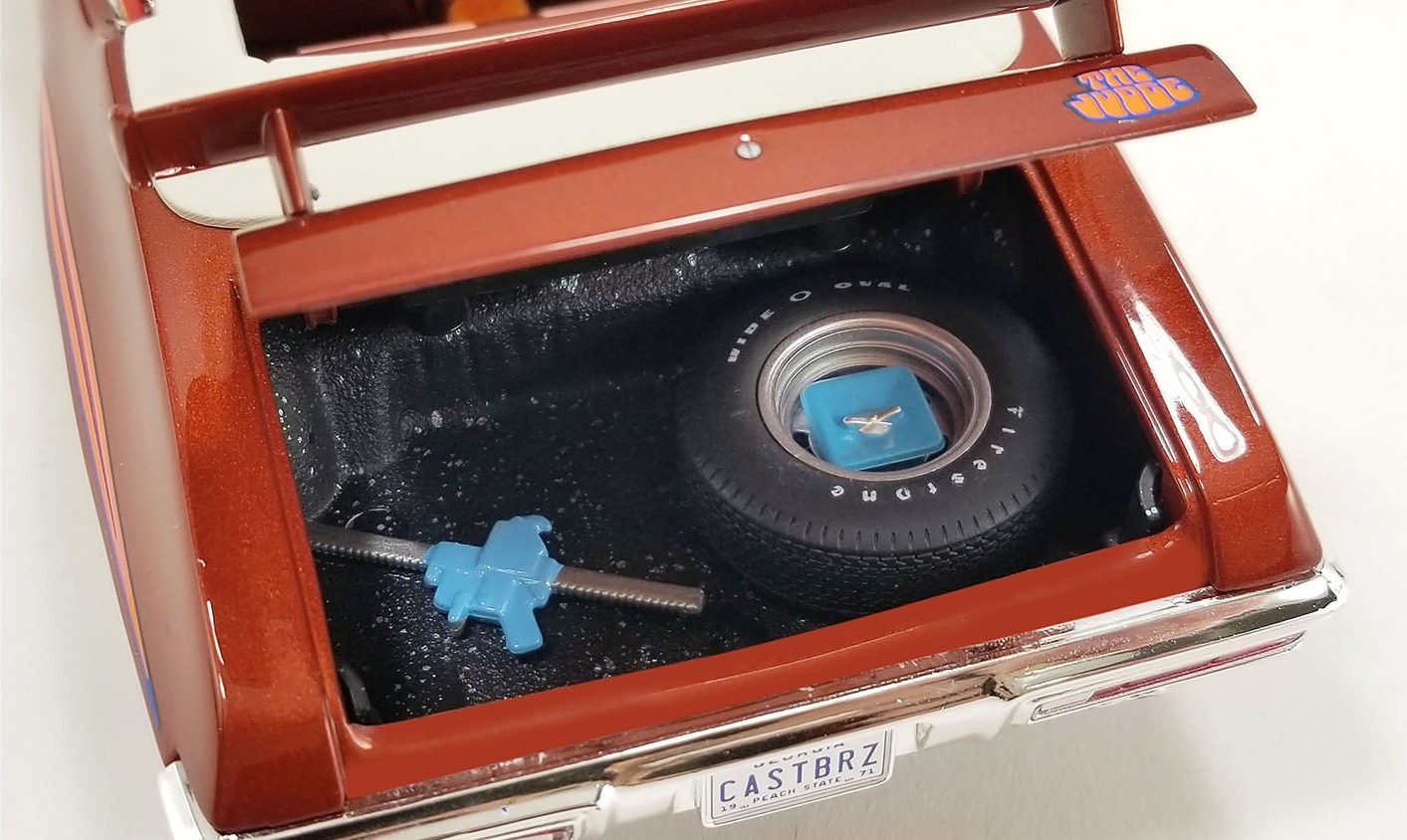 1971 Pontiac GTO Judge Convertible Castilian Bronze in 118 scale by