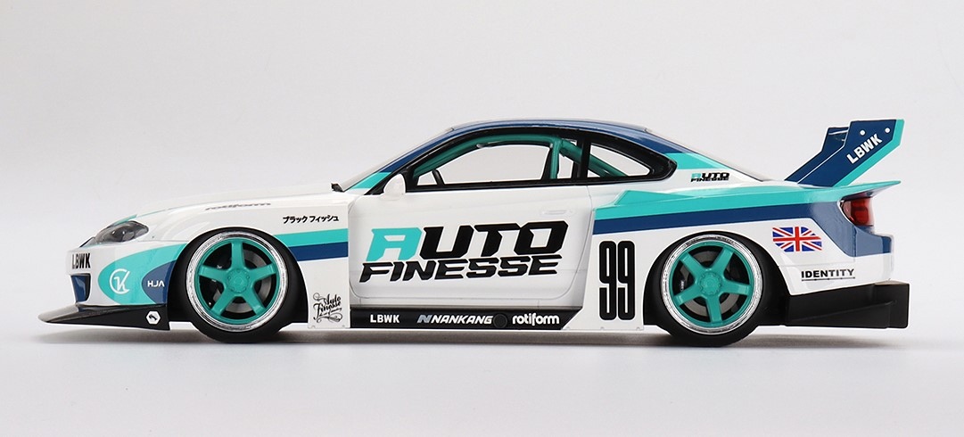 TOPSPEED1/18 LB-Super SilhouetteニッサンS15 TOP SPEED 1/18 - NISSAN S15 Silvia LB-Super Silhouette