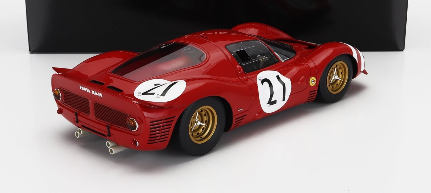 【Red Line】Ferrari 330 P3 n°21 1966 #RL1 BBR #21 1966 Ferrari 330 P3 Diecast Model Car Review