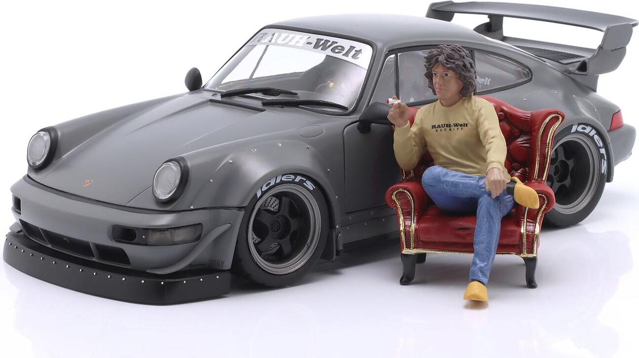 2016 Porsche 911 964 RWB Bodykit w/ Akira Nakai Figure in 1