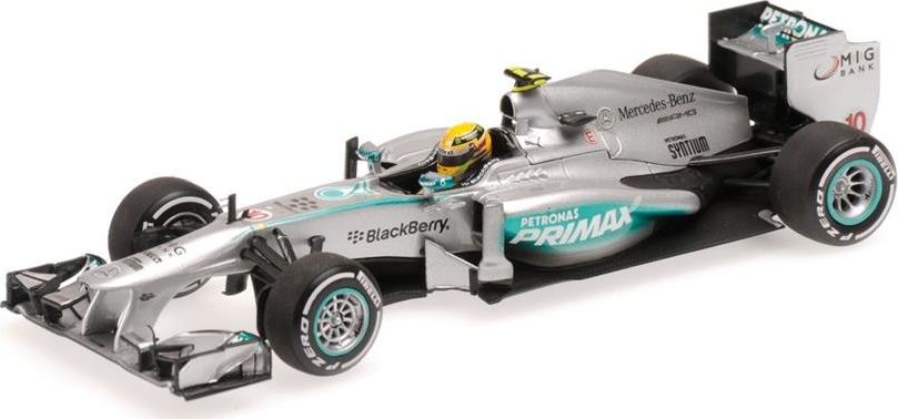 F1 ミニカー メルセデス W04 ハミルトン　中国GP 2013 Minichamps 1:18 Lewis Hamilton Mercedes AMG F1 W04 #10 China
