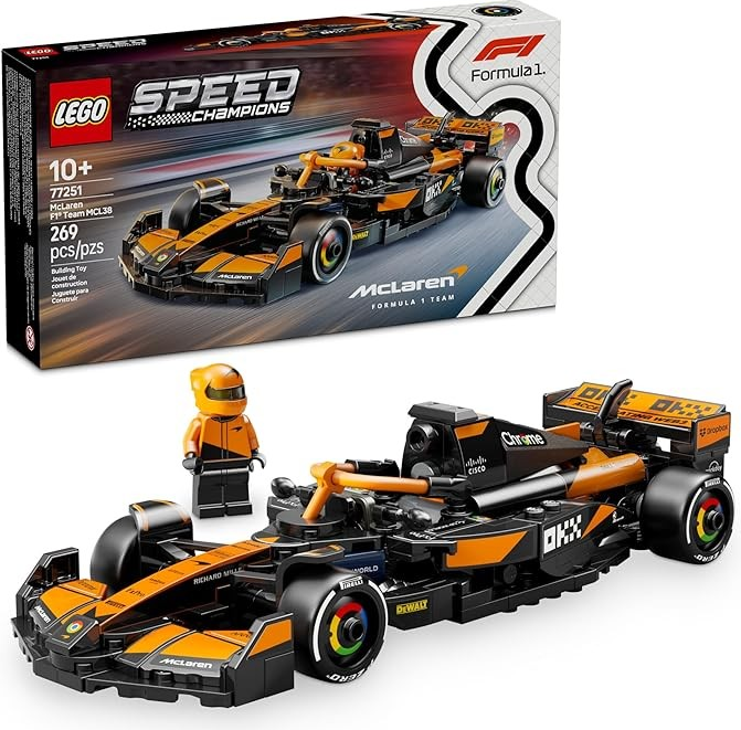 Lando Norris LEGO Speed Champions McLaren Team MCL38 Building Set