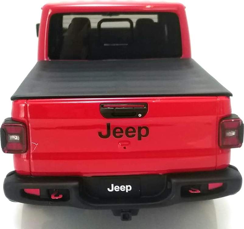 2019 Jeep Gladiator Rubicon Firecracker Red in 1:18 Scale by GT