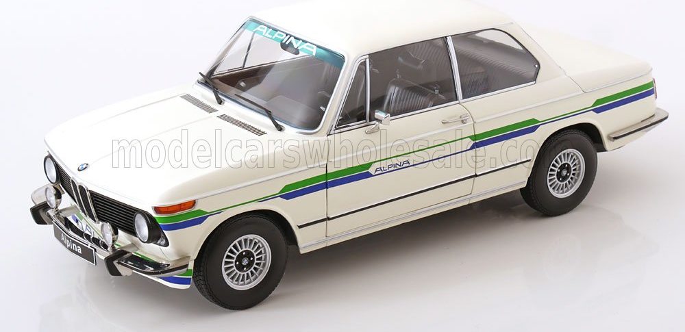 KK 1/12 BMW 2002 アルピナ 2シリーズ 1974 (ブラック) 1974 BMW 2002 Alpina 2-Series White in 1:12 scale by KK Diecast