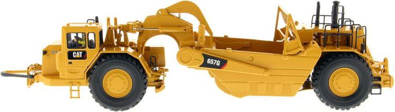 ミニカー DM 1/50 CAT 657G WHEEL TRACTOR-SCRAPER 1:50 Cat® 657G Wheel Tractor Scraper — Diecast Masters America