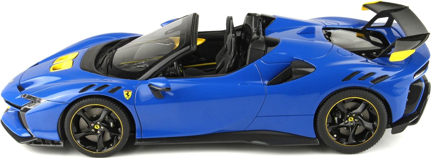 ミニカー　1/18 Ferrari SF90 XX Spider Dino(ライトブルー×イエロー) ケース付 [P18238AV] Ferrari SF90 XX Spider 1:18 model car BBR P18238A - Modelkars