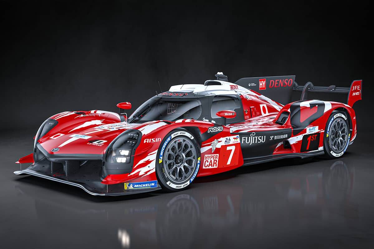 Toyota GR010 3.5L V6 #7 5th 2025 24h Le Mans in 1:18 scale