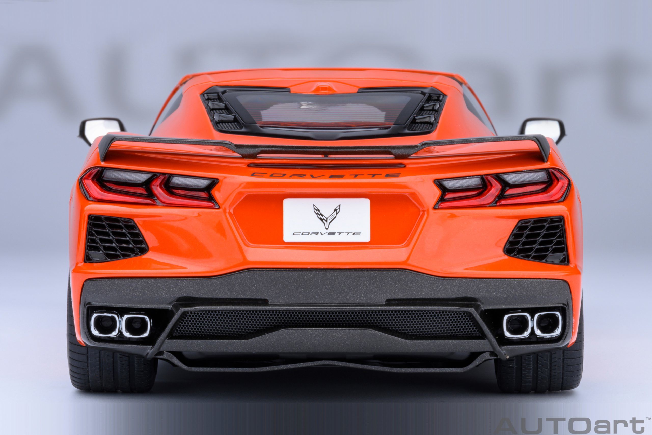 Chevrolet Corvette C8 Stingray Z51 Sebring Orange in 1:18 Scale by