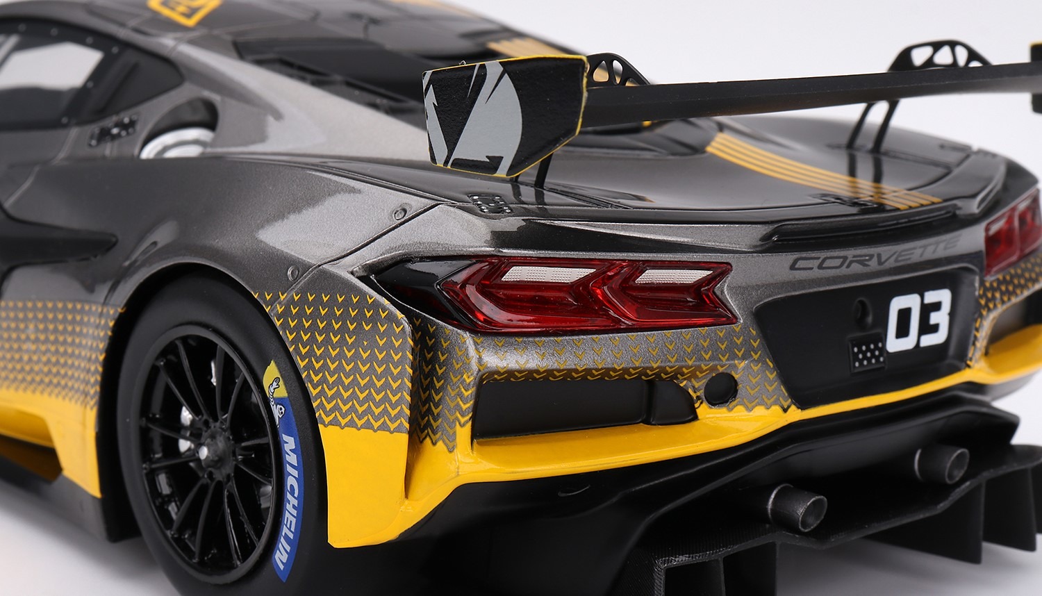 Corvette Z06 GT3.R 2023 Daytona Presentation in 1:18 scale