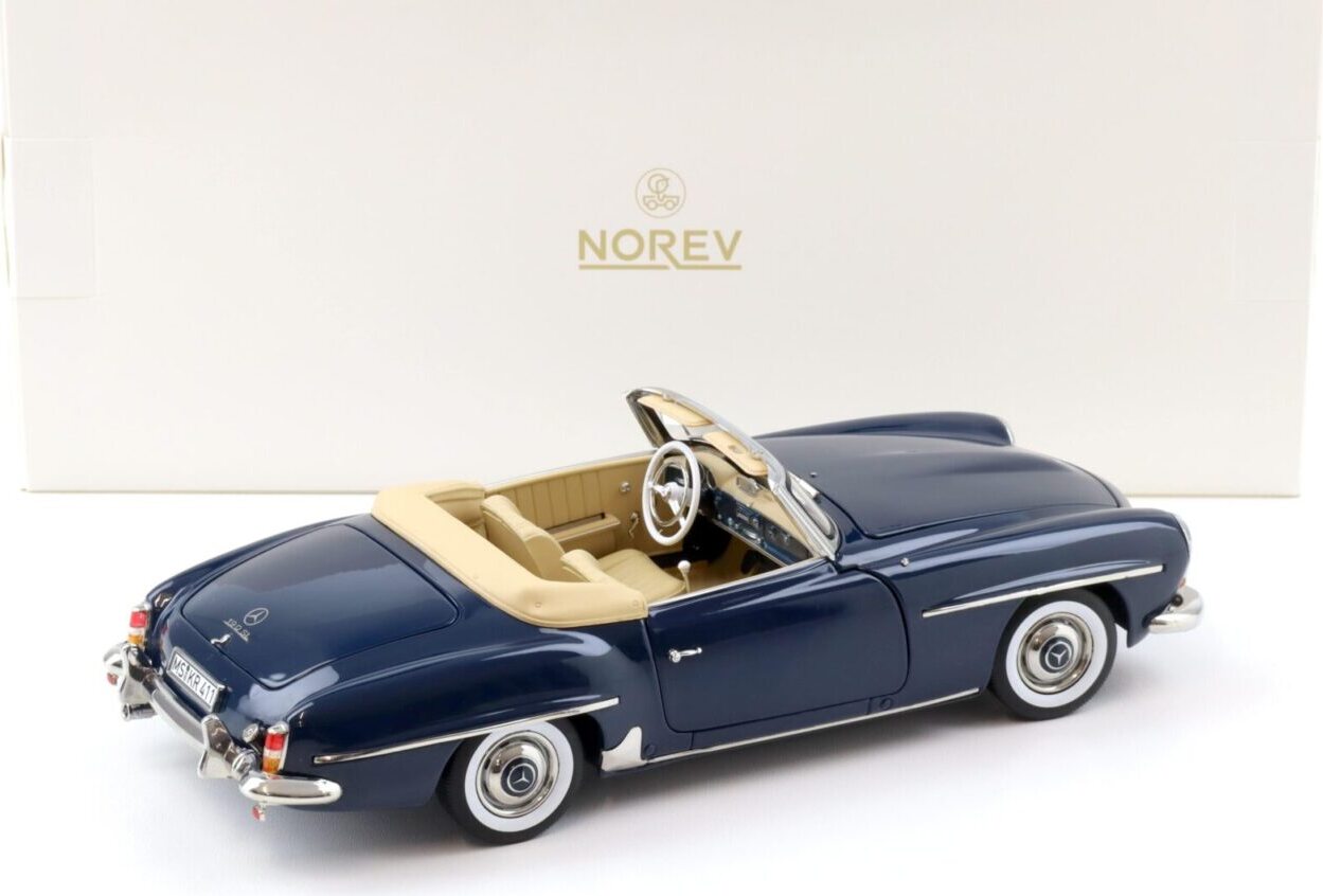 1957 Mercedes-Benz 190 SL Blue in 1:18 scale by Norev