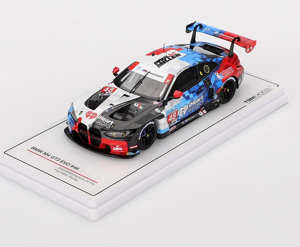 BMW M4 GT3 EVO #48 2025 IMSA Daytona 24 Hrs in 1:43 scale by True