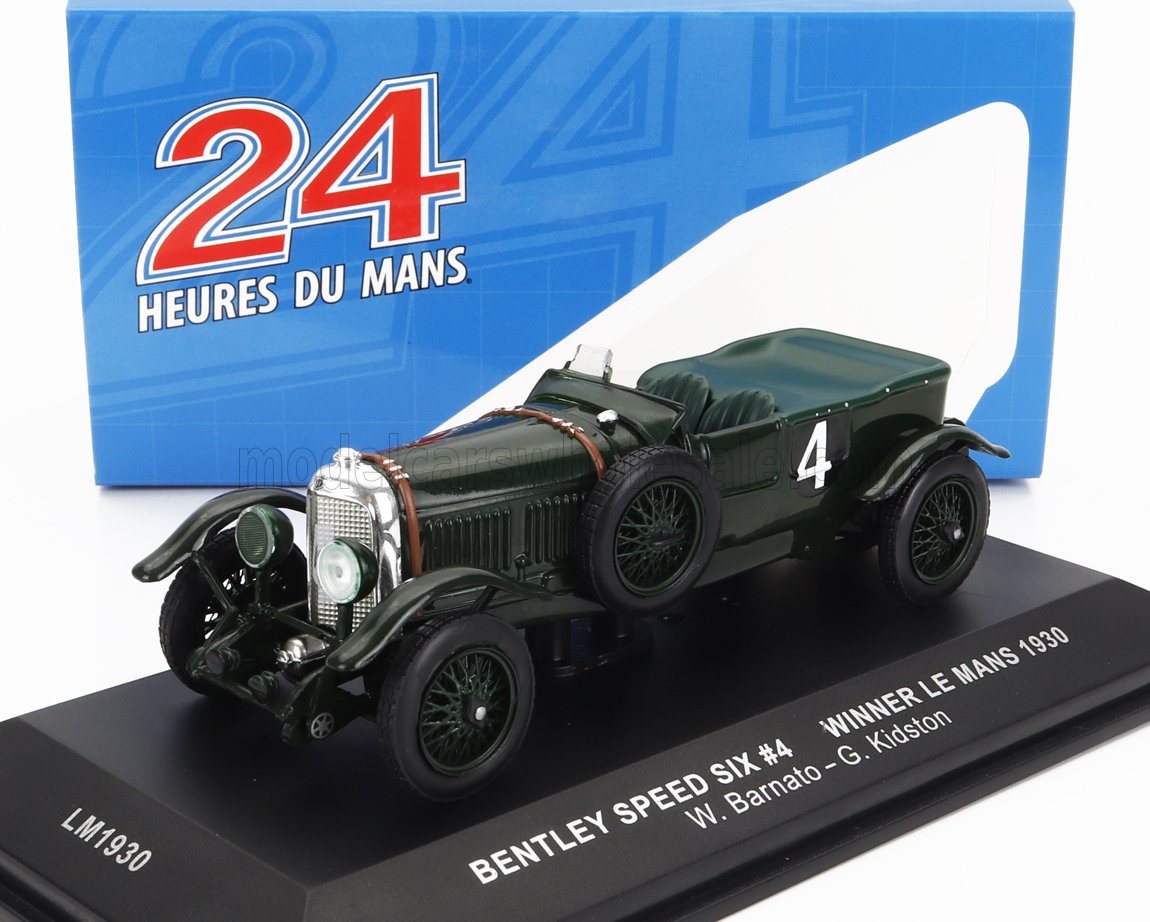 Miniature RD Marmande - Bentley Speed Six Coupe 1930 - Échelle 1/43, Bleue (France)