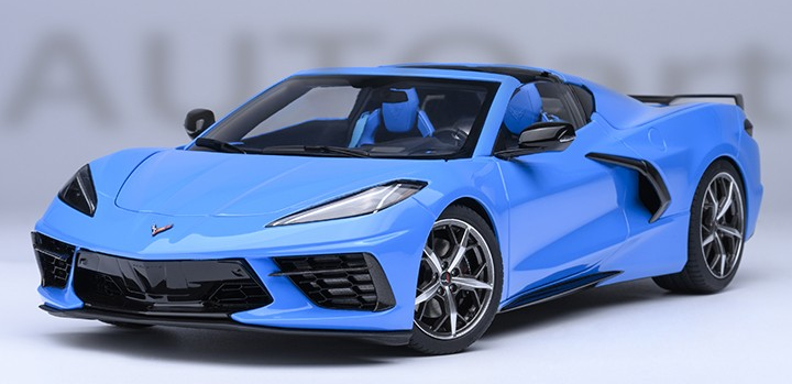 AUTOart Corvette C1 1:18 オープンカー ブルーメタリック 71281-1__06990.1717444691.1280