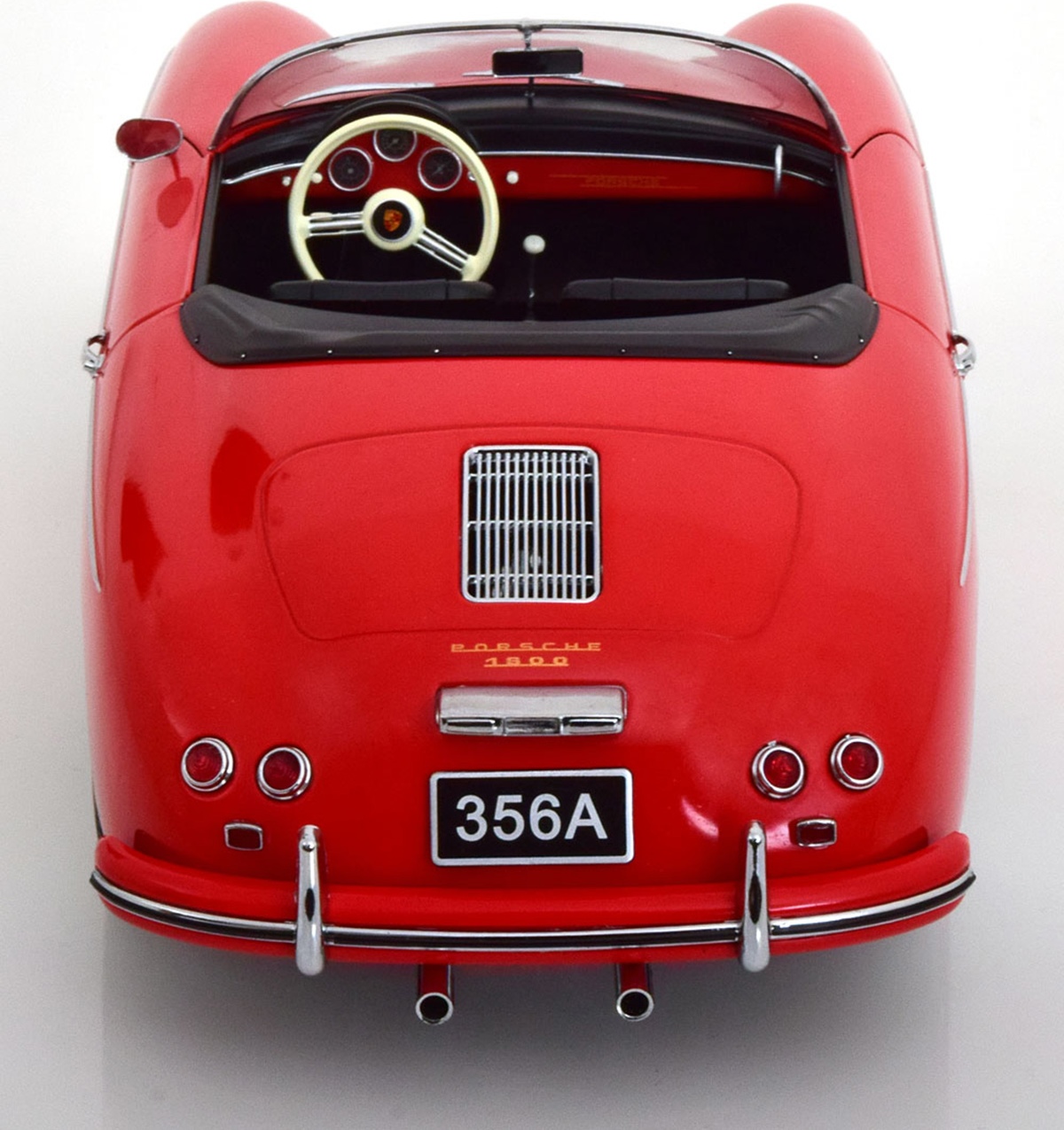 1955 Porsche 356 A Speedster Red in 1:12 scale by KK Diecast