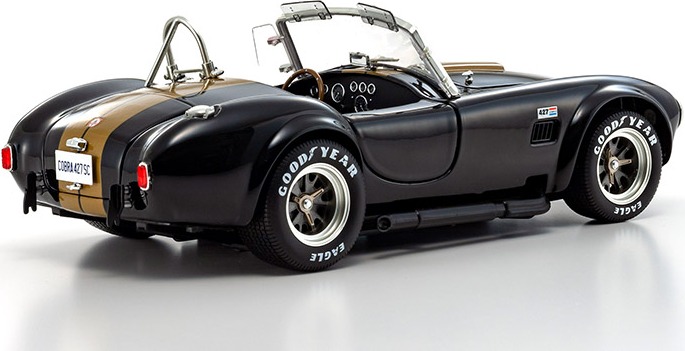 Shelby Cobra 427S/C Black/Gold in 1:18 scale by Kyosho Diecast Models