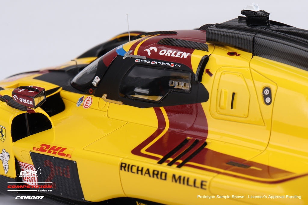 Ferrari 499P #83 AF Corse 2025 WEC Qatar 1812km 2nd Place in 1:18